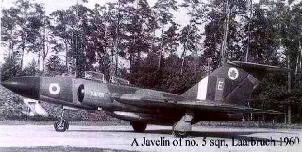 Javelin taking off.